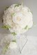 画像1: ラウンドブーケ　スワロ　クリスタルティアラ　オフホワイト幅(花のみ）２２cm色違い可 (1)