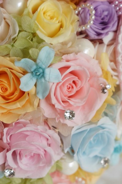 画像6: ミニーバックブーケ　半球タイプ　スワロ　ラプンツェル