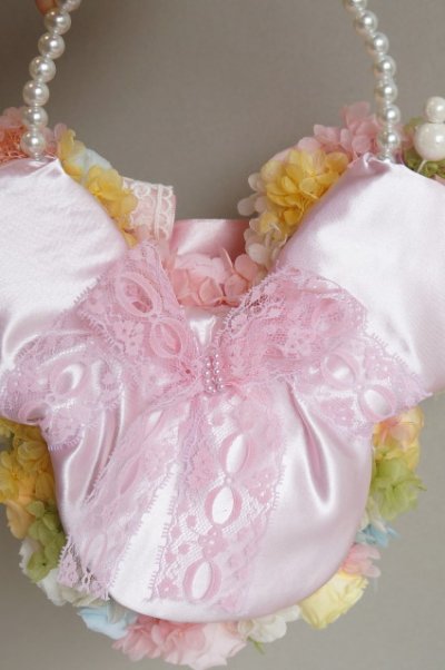 画像5: ミニーバックブーケ　半球タイプ　ピンク　隠れミッキー