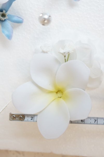 画像6: ヘッドドレス　セット　プルメリア　ブルースター　アジサイ　パール