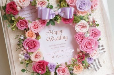 画像5: ウェルカムボード　ミニーII　アクリルフレーム　リース型34×35　　