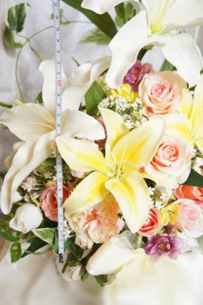 画像4: ギフトフラワー　かご 大型　アーティフィシャルフラワー