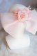 画像2: へッドドレス　ミッキーシェイプ薔薇　大きなリボン　カスミソウ　アジサイミッキーパールセット　色違い可 (2)
