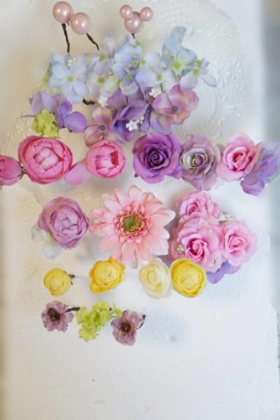 画像3: ヘッドドレス  ミッキーシェイプ　小花セットアーティフィシャルフラワー