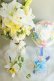 画像10: キャスケードブーケ　アーティフィシャルフラワー　ミキミニ　カサブランカ７輪　スワロ　幅（花のみ）28-30cm　　色違い可　