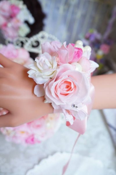 画像4: ミニーバックブーケ半球タイプ　スワロ　アーティフィシャルフラワーIV　リストレットプレゼント付き　色違い可