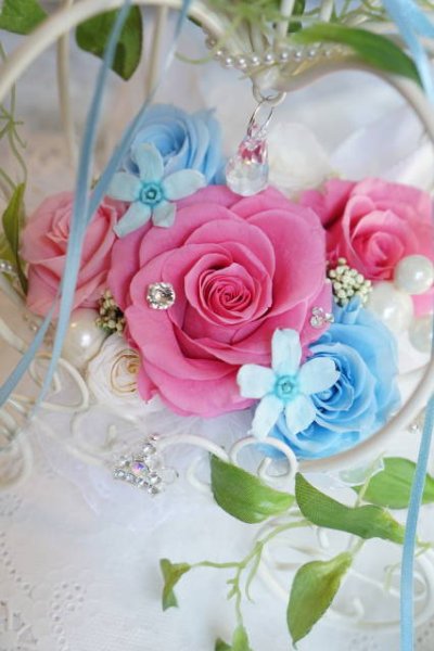 画像6: ウェルカムフラワーかぼちゃの馬車L　ホワイト