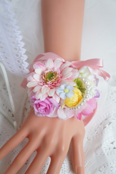 画像5: ラウンドブーケ　大きさ２０センチ（花のみ）　アーティフィシャルフラワー　リストレットプレゼント　スワロ　キャンペーン