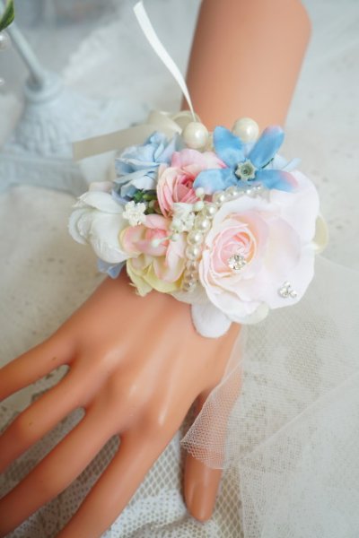 画像4: キャスケードブーケ　スワロ　ミッキー　色違可　アーティフィシャルフラワー(花のみ）22cm