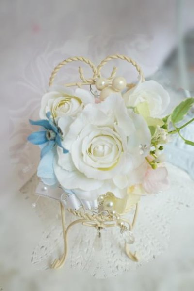 画像5: キャスケードブーケ　スワロ　ミッキー　色違可　アーティフィシャルフラワー(花のみ）22cm