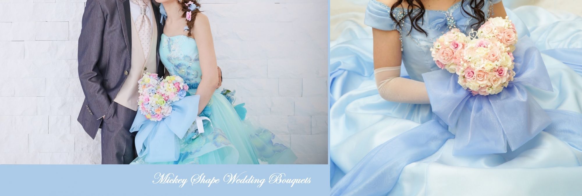 ＜img src=”mickeybouqet.jpg” alt=”ミッキーシェイプブーケ”＞