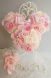 画像3: ミニーバックブーケ　花部分横幅　27cm　淡いピンク　色違い可　 (3)