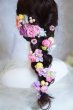 画像1: ヘッドドレス  ミッキーシェイプ薔薇つき　小花セットアーティフィシャルフラワー (1)